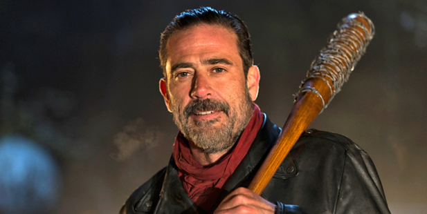 Jeffrey Dean Morgan starred as Negan in The Walking Dead