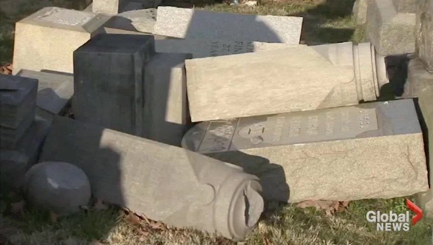 Dozens of Headstones Damaged at Jewish Cemetery Less Than a Week After St. Louis Incident