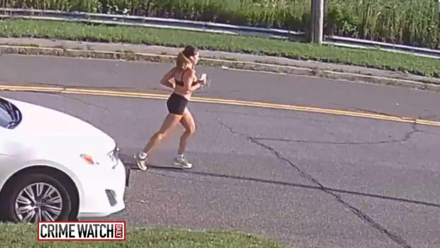 Karina Vetrano seen jogging before her Aug. 2 murder in video obtained by Crime Watch Daily         
                                     Crime Watch Daily