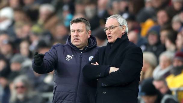 Leicester caretaker manager Craig Shakespeare with former boss Claudio Ranieri