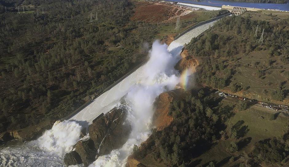 Oroville Dam Breach Evacuation order