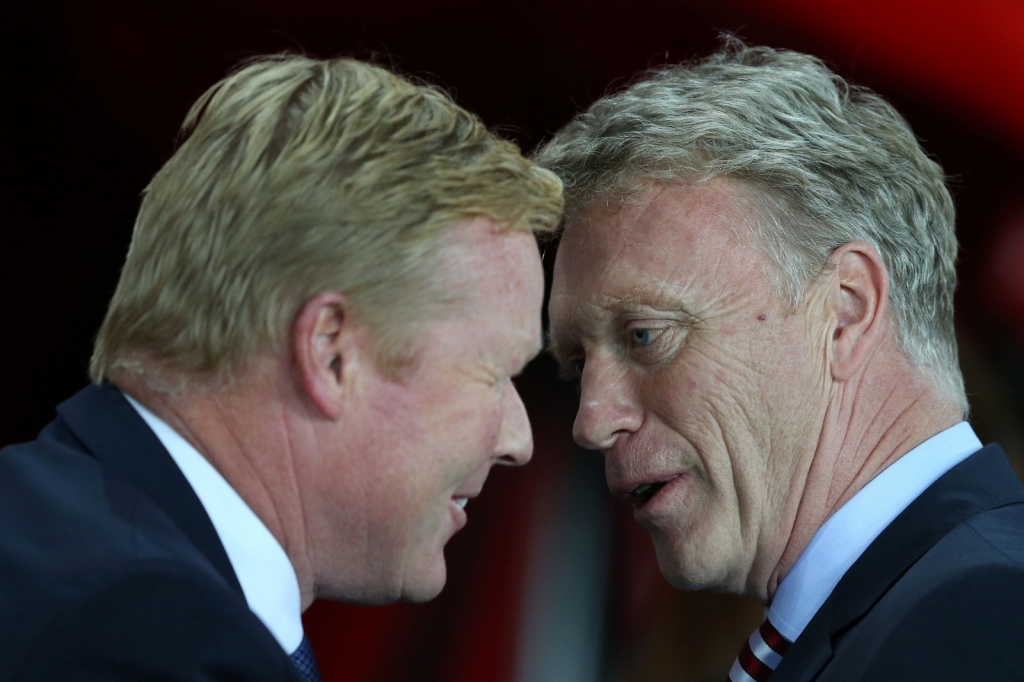 David Moyes and Ronald Koeman