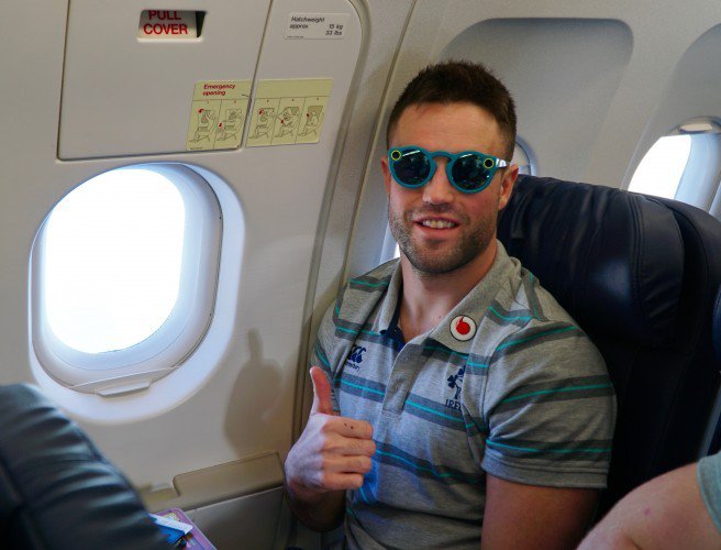 Watch The Irish Team Looked Pretty Relaxed Ahead of Cardiff Take-Off