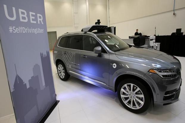 Self-driving Uber vehicles always have a driver who can take over the controls at any time