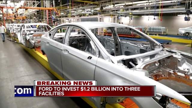 Ford investing in three Michigan plants