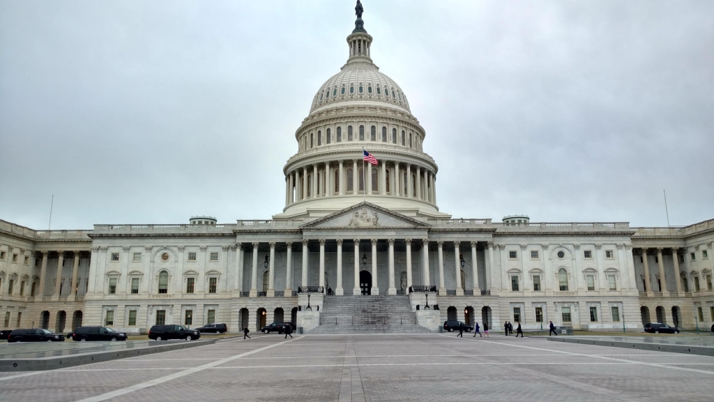 The U.S. Capitol building in Washington D.C