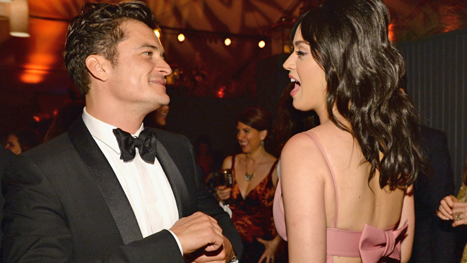 Katy Perry Snuggles Up To Orlando Bloom & Accidentally Flashes Her Bare Butt!