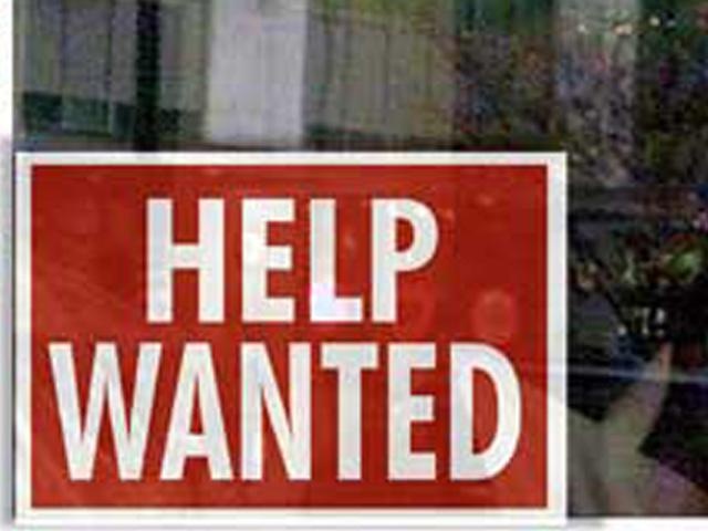 Help wanted sign unemployment economy- 26608210