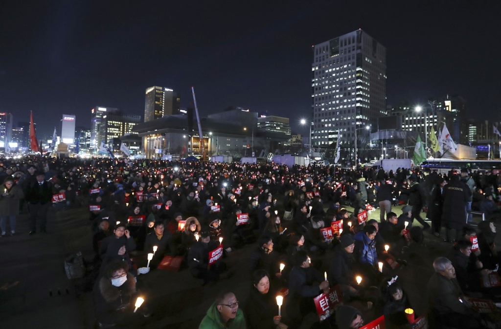 S. Korean court to rule on President Park's impeachment on Friday