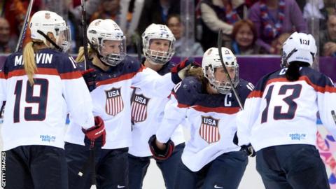 US women's ice hockey team