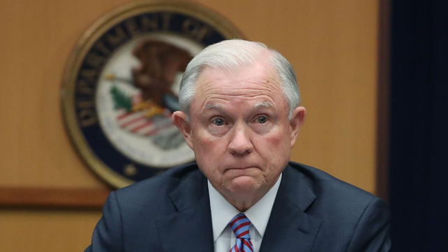 Attorney General Jeff Sessions in Washington on April 18