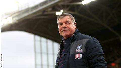 Crystal Palace manager Sam Allardyce