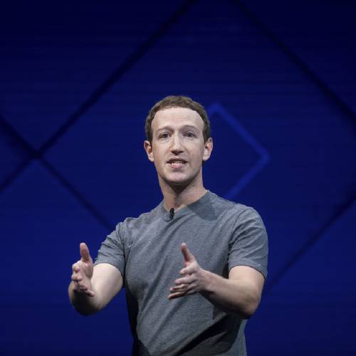 Mark Zuckerberg speaks at his company's annual F8 developer conference Tuesday