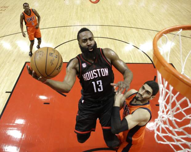 Harden has 37 points, Rockets rout Thunder, Westbrook 118-87