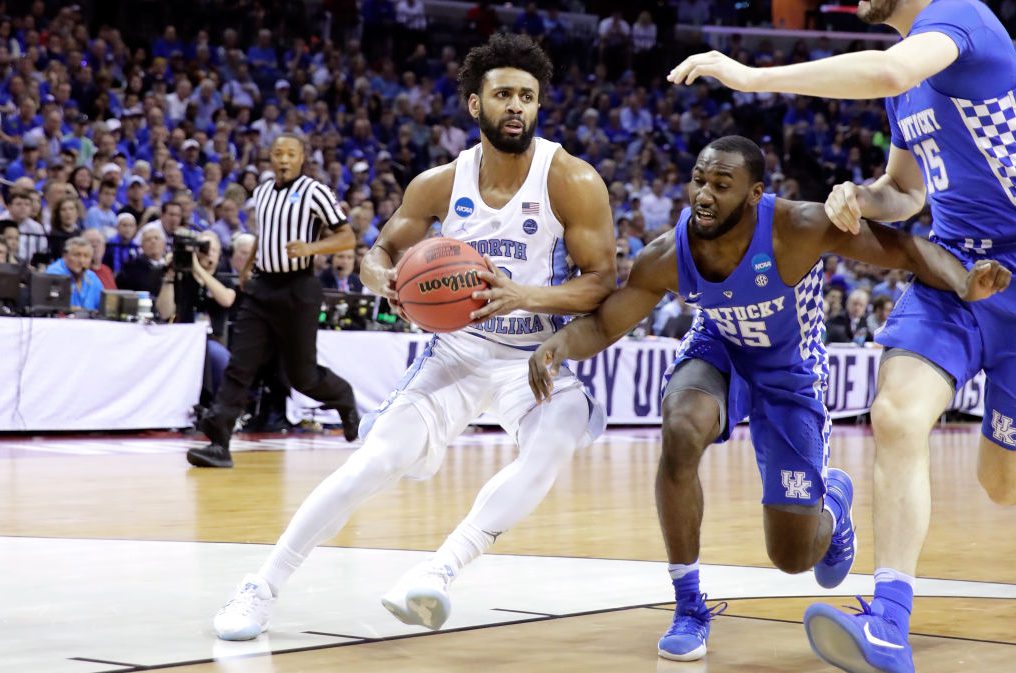 No. 1 seed North Carolina outlasts No. 2 seed Kentucky to advance to the Final Four