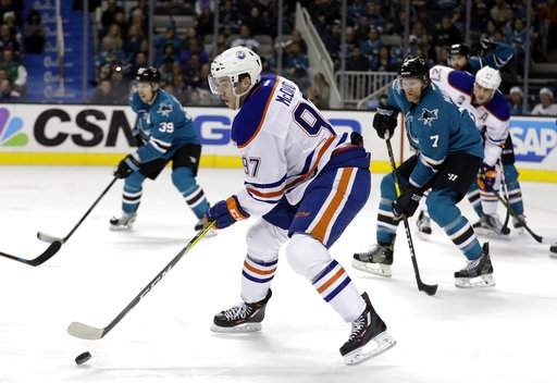 Sharks' Couture will play in opener against Oilers