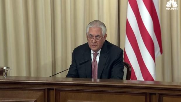 Secretary of State Rex Tillerson Meets With Putin