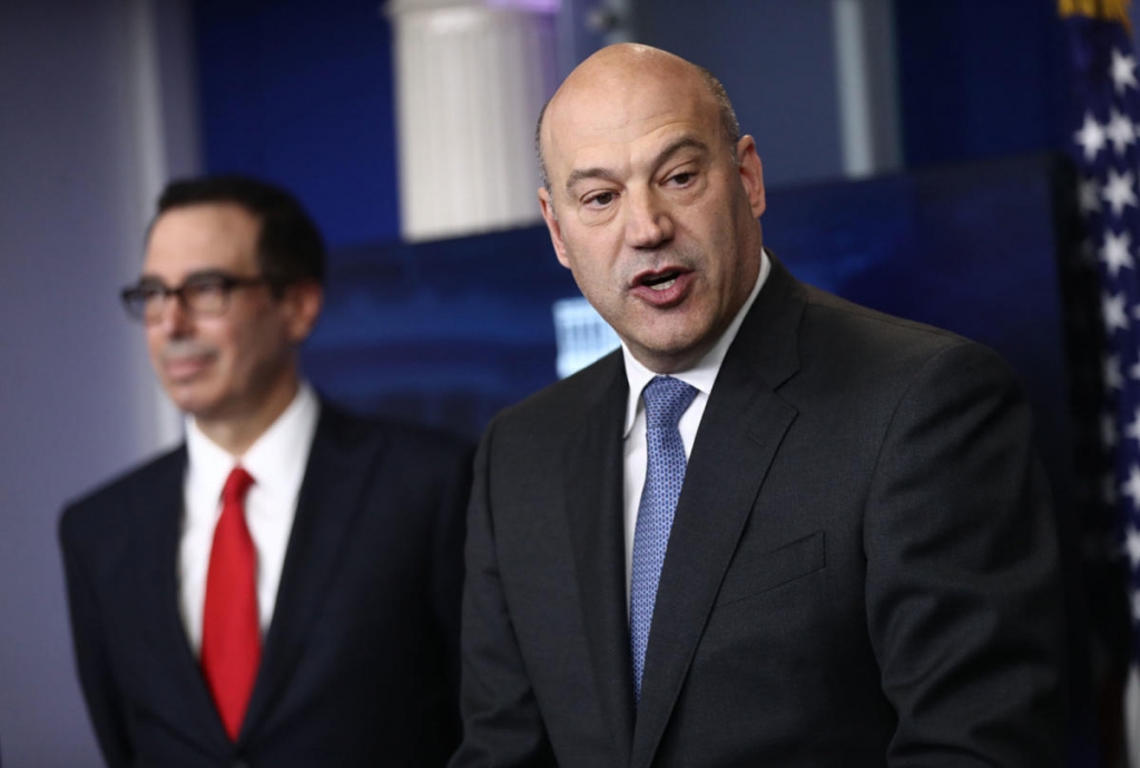 Gary Cohn Donald Trump’s top economic adviser and Treasury Secretary Steven Mnuchin unveiled the President’s new tax plan at the White House on Wednesday