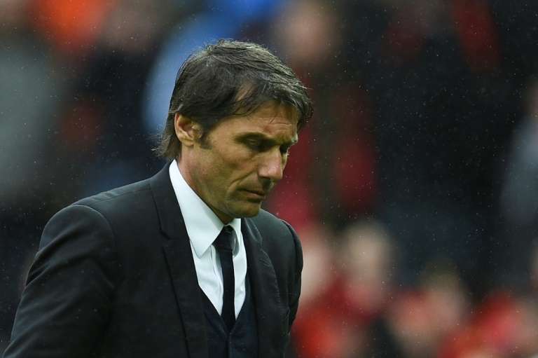 Chelsea's Italian head coach Antonio Conte suggests his side can no longer be considered outright favourites to win the English Premier League Title