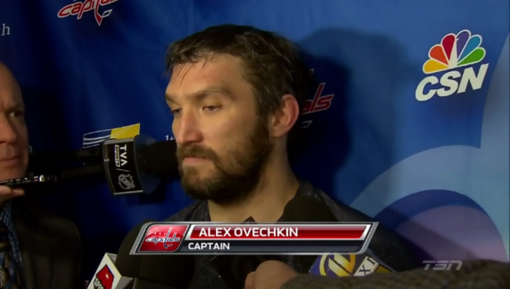 Alex Ovechkin on Crosby hit'It's hard to see a player go down and it's hard to see him get hurt