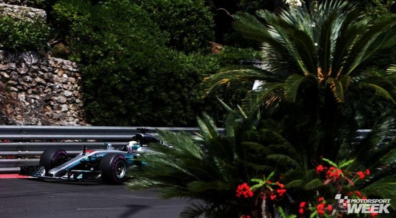 Lewis Hamilton fastest in first practice as Jenson Button returns in Monaco