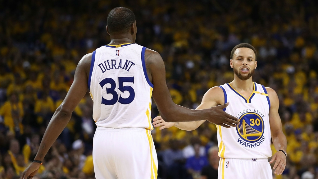 Kevin Durant and Stephen Curry