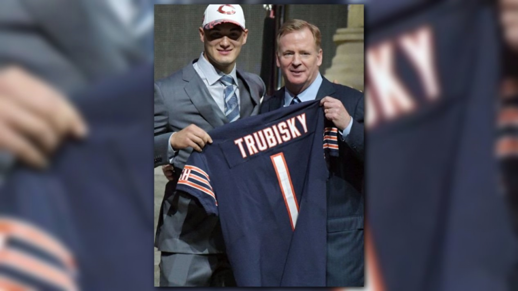 Mitchell Trubisky getting a Bears jersey was one of the surprises