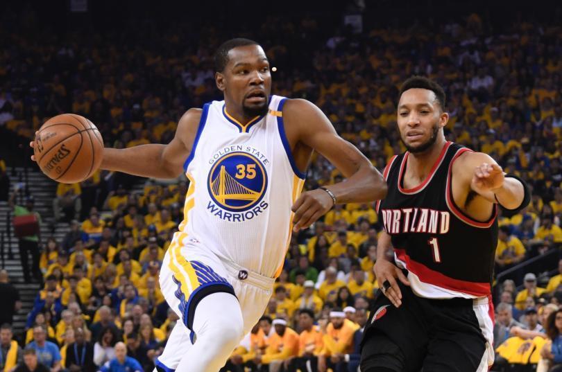 Kevin Durant Warriors Blazers