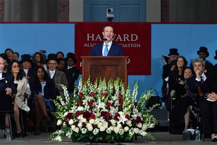 Facebook's Zuckerberg to give Harvard graduation speech