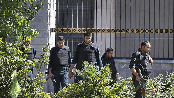 Iranian authorities have arrested seven suspects for supporting the Islamic State dual attacks