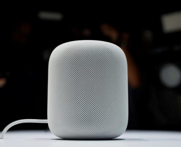 A prototype Apple Home Pod is seen during the annual Apple Worldwide Developer Conference in San Jose California