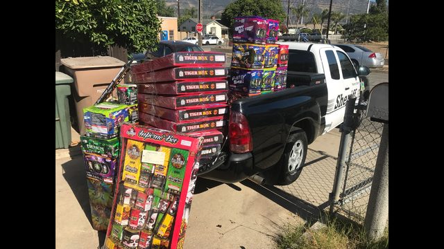 Police seize 600 lbs of illegal fireworks from Fillmore residence