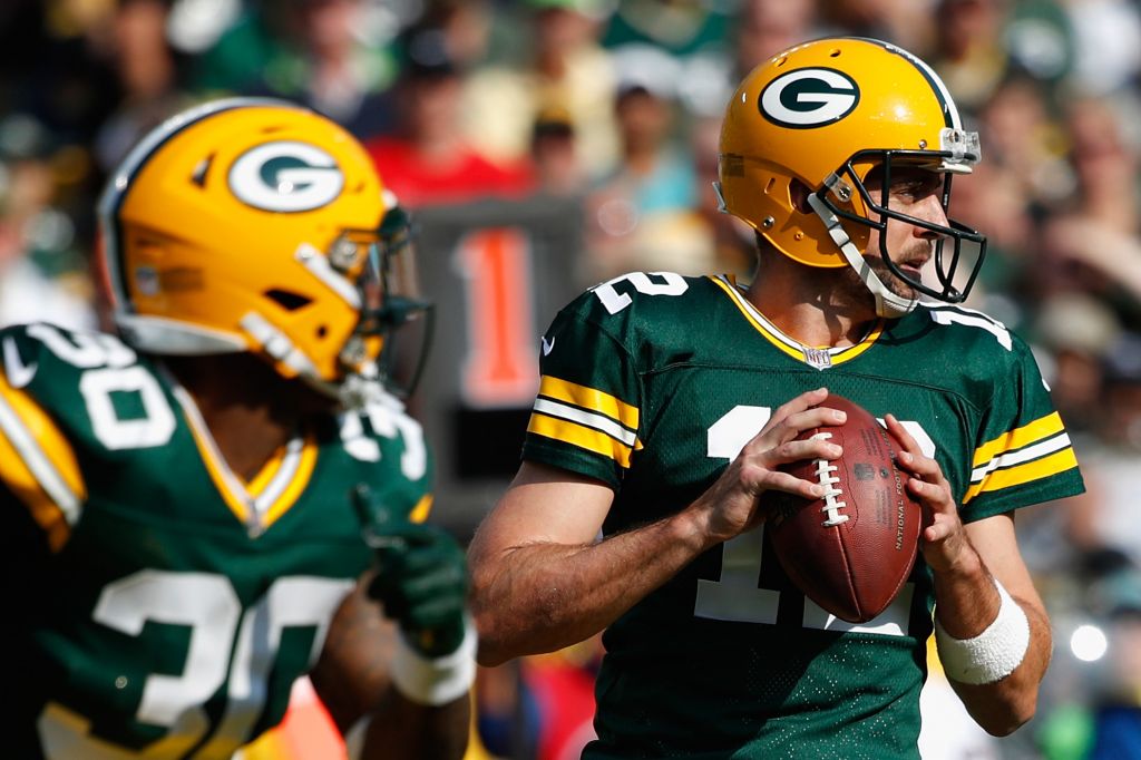 GREEN BAY WI – SEPTEMBER 10 Aaron Rodgers