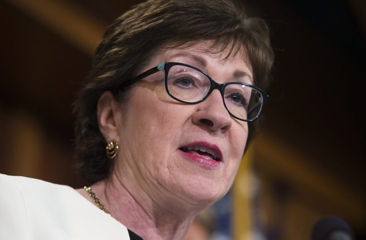 U.S. Sen. Susan Collins R-Maine Her vote is seen as crucial in a closely divided Senate. Associated Press  Evan Vucci