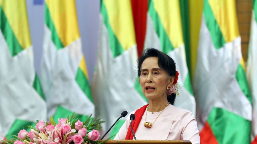 WORLD Suu Kyi Terrorists are to blame 7 Sep 2017 5:00am 2 minutes to read Burmese leader Aung San Suu Kyi