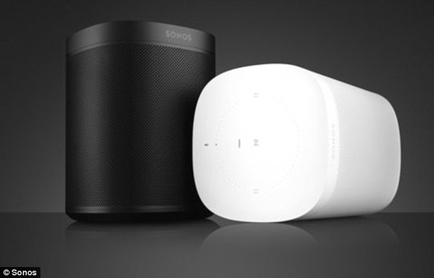 The $199 Sonos One is voice controlled and works with 80 streaming services. Voice capture technology with echo cancellation allows the speaker to still hear you over the music