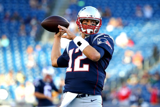 Tom Brady of the New England Patriots