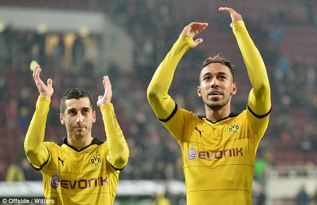 Dortmund striker Pierre Emerick Aubameyang has been linked with a move to Arsenal