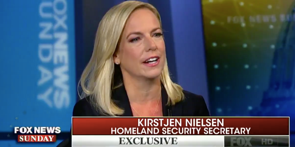 Fox News Kirstjen Nielsen on ‘Fox News Sunday