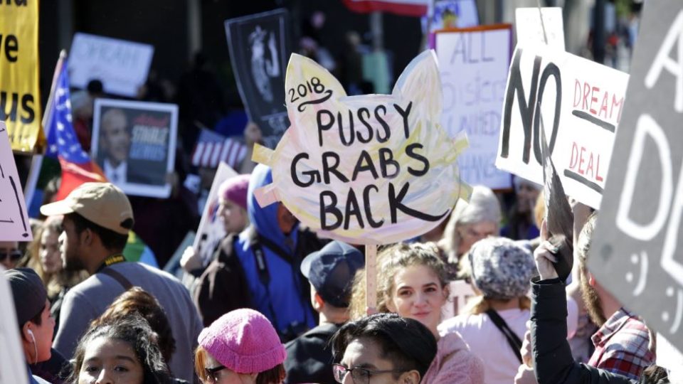 Los Angeles saw its streets jammed with anger and loathing for Donald Trump. AP Mike Nelson