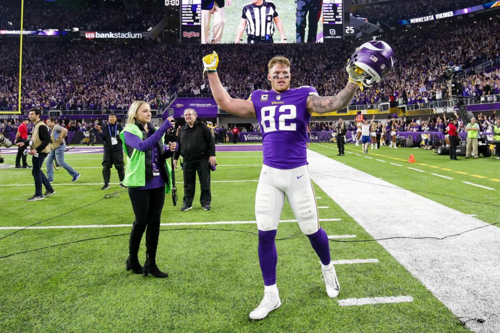 Vikings TE Kyle Rudolph knows Sunday is a rare opportunity