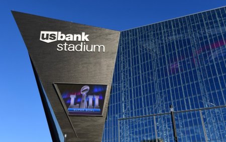 Feb 1 2018 Minneapolis MN USA General overall view of U.S. Bank Stadium prior to Super Bowl LII between the Philadelphia Eagles and the New England Patriots. Mandatory Credit Kirby Lee-USA TODAY Sports