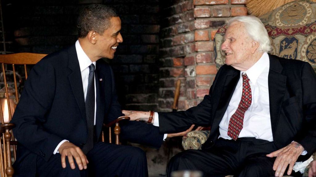 Barack Obama and Billy Graham