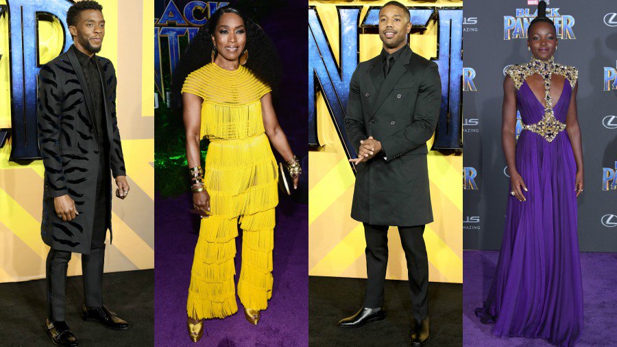 The stars of'Black Panther have come to every premiere looking incredible