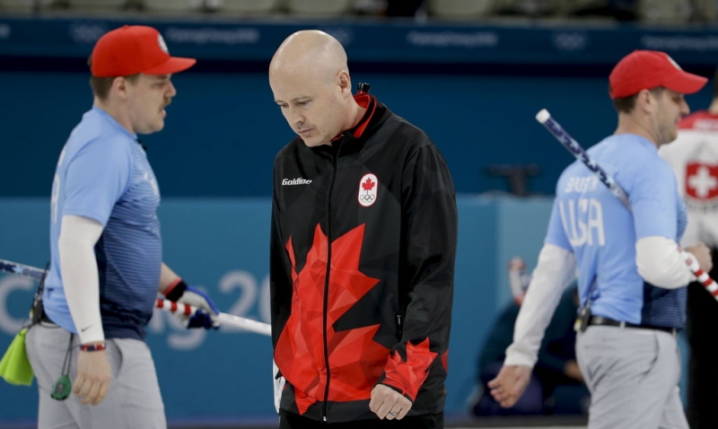 Curling masculin le Canada s'incline devant les États-Unis en demi-finale