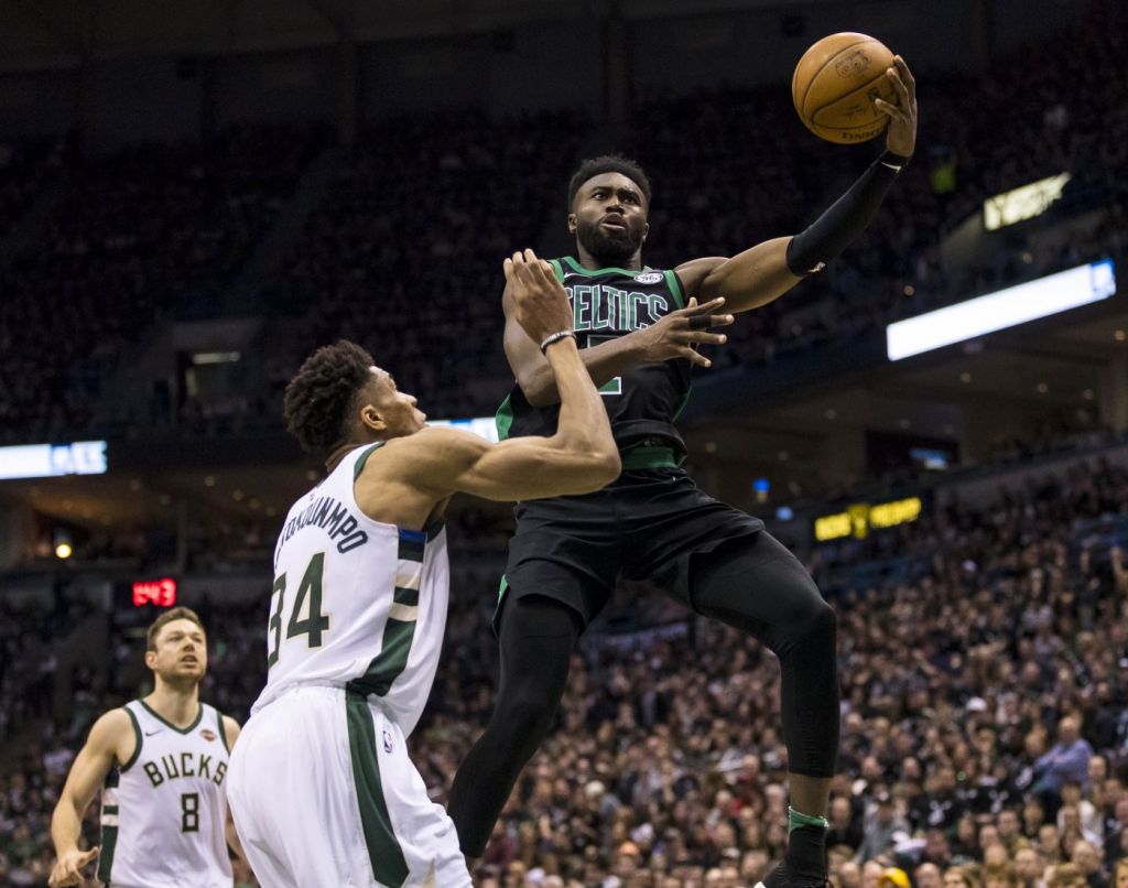 Brown Drops Career High 34 Points Celtics Lose Second Straight To Bucks 104-102