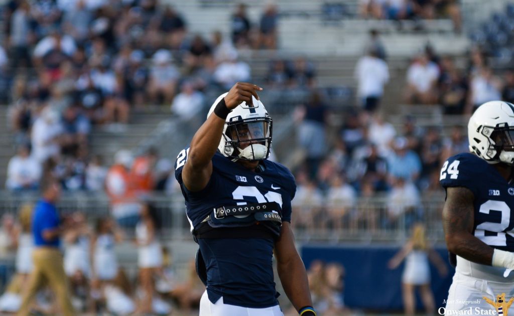 Saquon Barkley and girlfriend welcome baby daughter ahead of 2018 NFL Draft