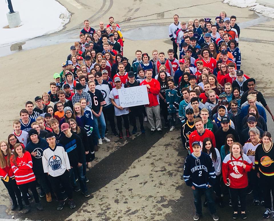 Students from the ELC wore their Jerseys on April 12