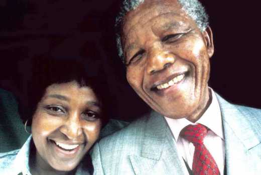 Winnie with Mandela