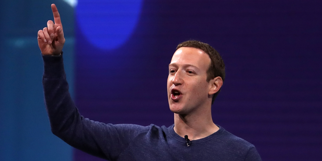 Facebook CEO Mark Zuckerberg speaks during the F8 Facebook Developers conference